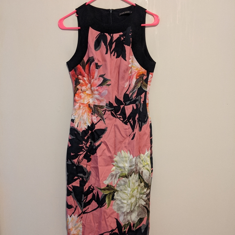 Black Halo Shift Dress, Size 4
